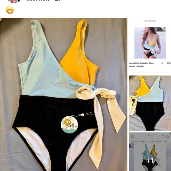 ✨Caden Lane Suns Out One Piece Bathing Suit ✨ - Picture 4 of 6